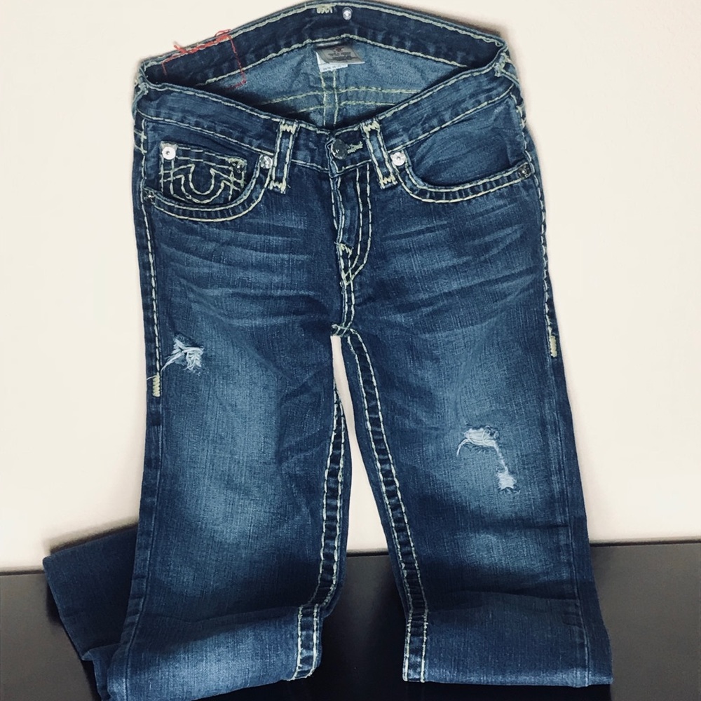 Boys True Religion Blue Jeans. 14 Boys.